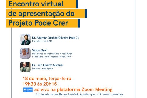 [:pt-br]ACM e IVG promovem encontro virtual com médicos de Florianópolis nesta terça2[:]